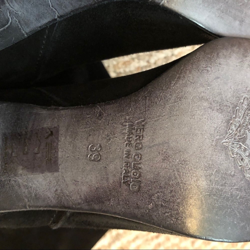 Free People Dakota Black Slouchy Suede Heel Boot - Picture 13 of 16